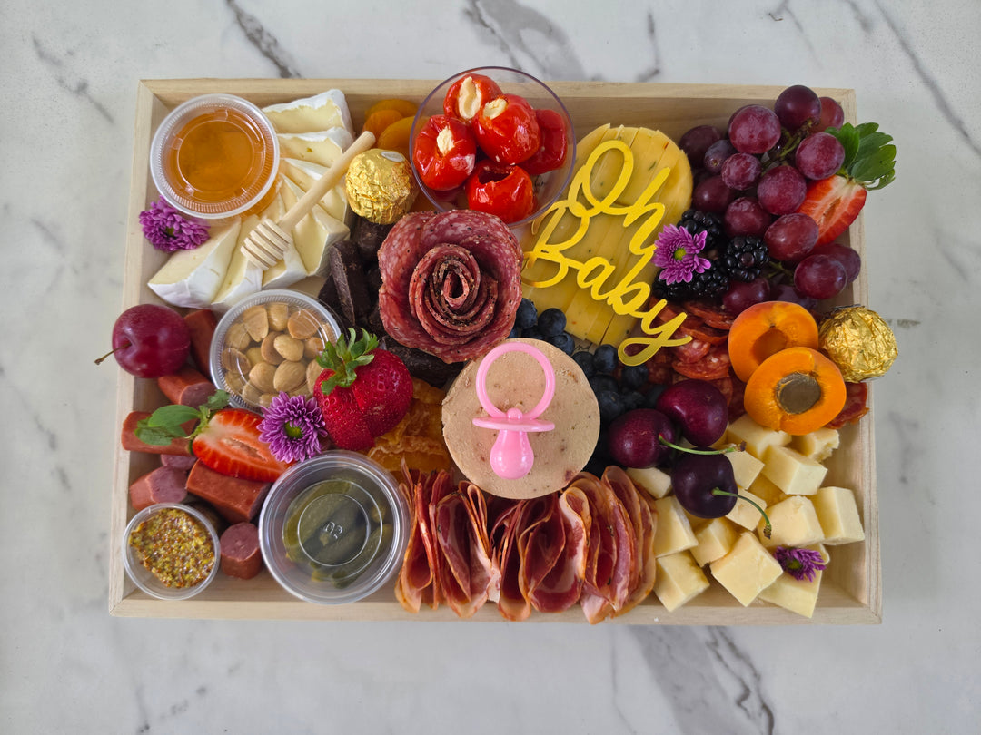 Welcome Baby Charcuterie Board